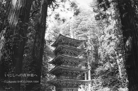 The Tower in deep forest Haguro